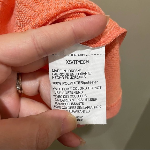 Under Armour HeatGear Velocity Crew Neck Short Sleeve Tee Shirt Orange Size XS - Picture 7 of 8